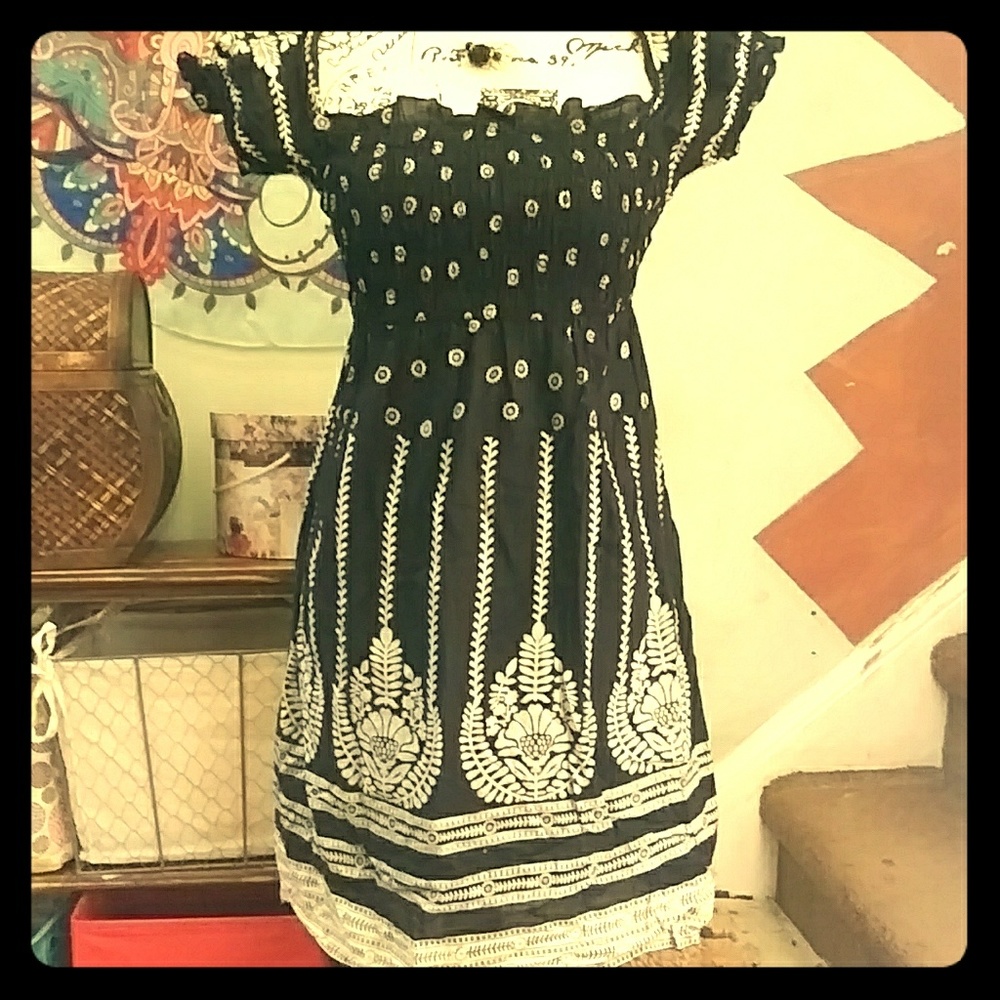 Sleeve On/Off Shoulder Dress